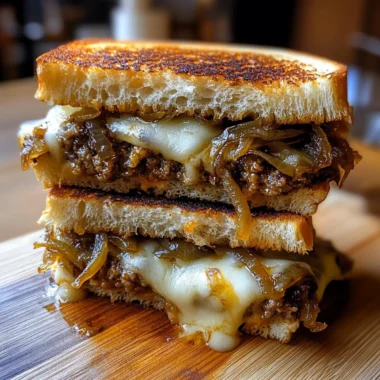 French Onion Patty Melt