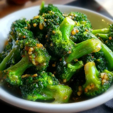 Broccoli with Garlic Sauce