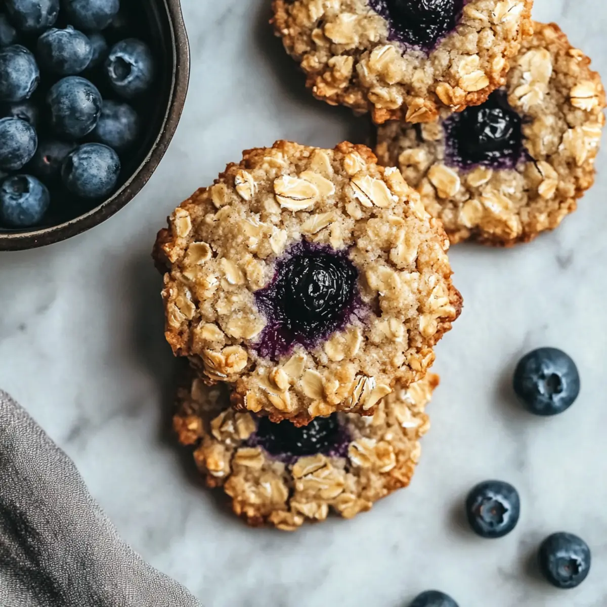 Blueberry and Cardamom Oat Cookies