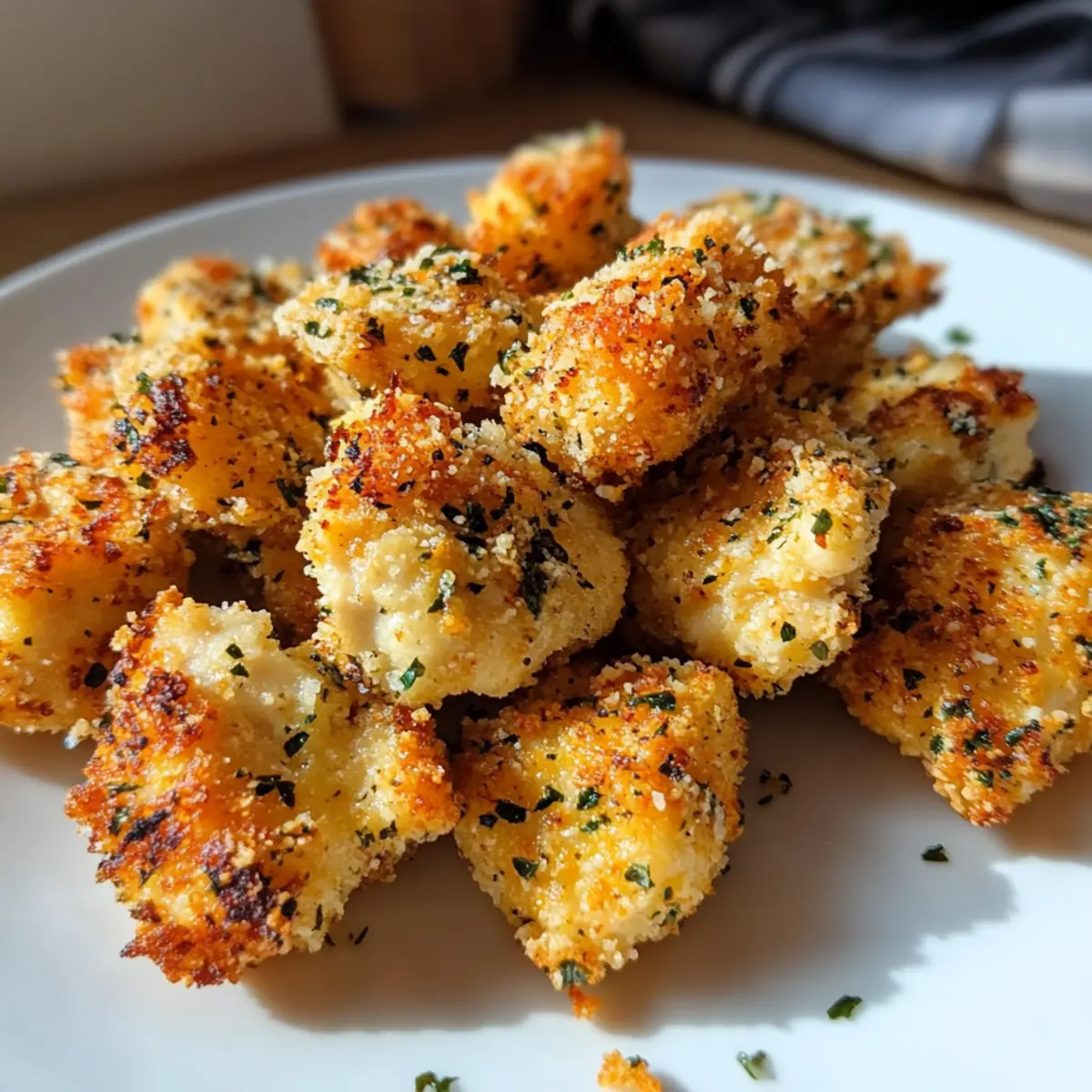 Garlic Parmesan Chicken Bites