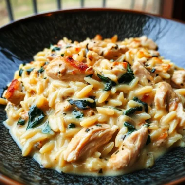 Creamy One-Pot Chicken Orzo