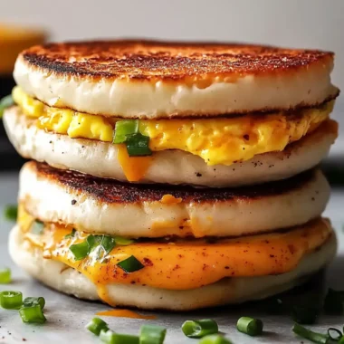 Spicy Chipotle Egg Breakfast Sandwiches
