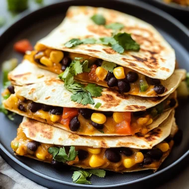 Black Bean Quesadilla