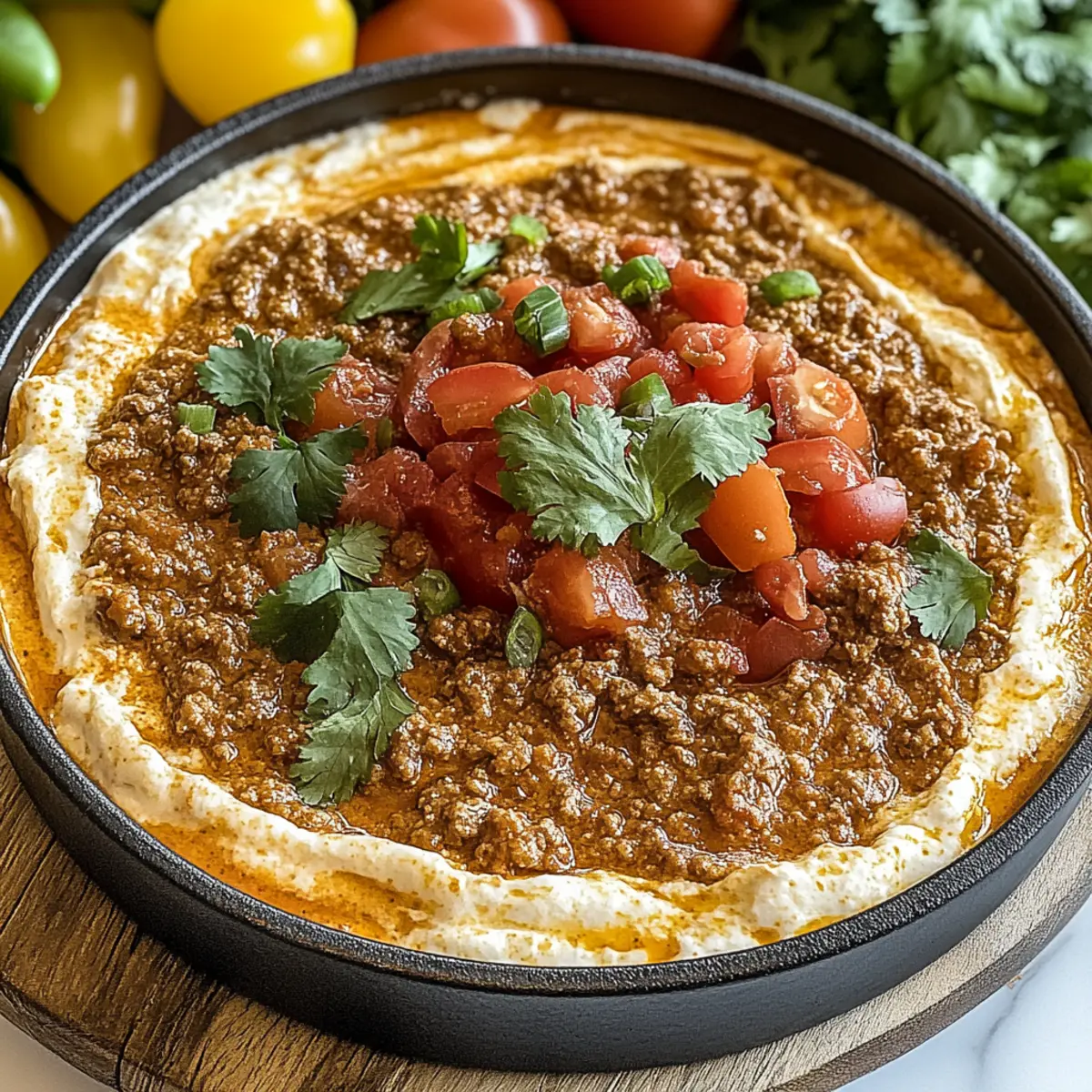 Rotel Dip with Ground Beef