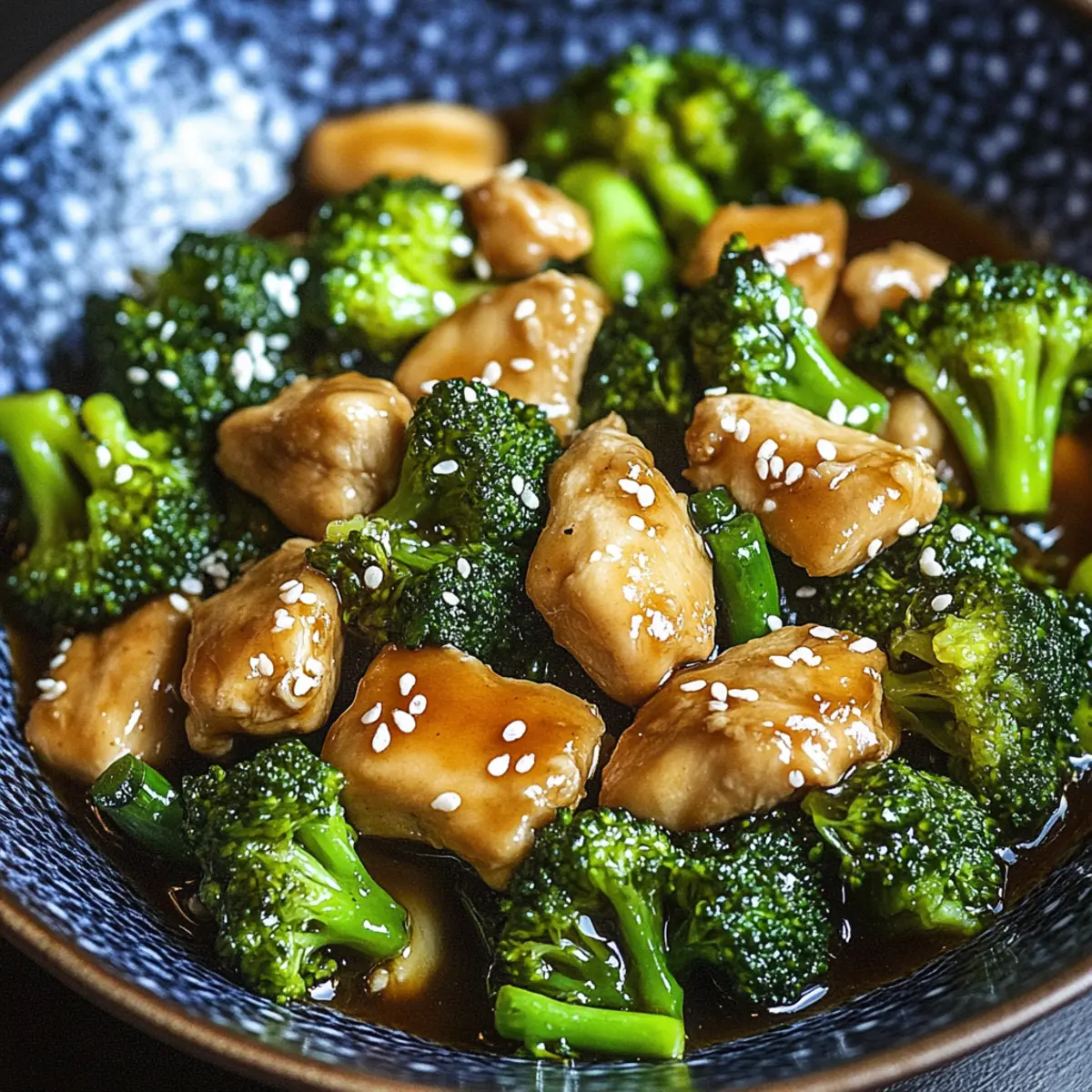 Chicken and Broccoli Stir Fry