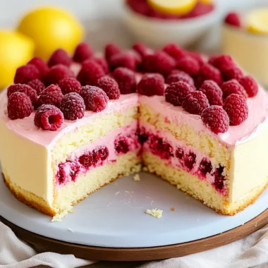 Lemon Raspberry Cake