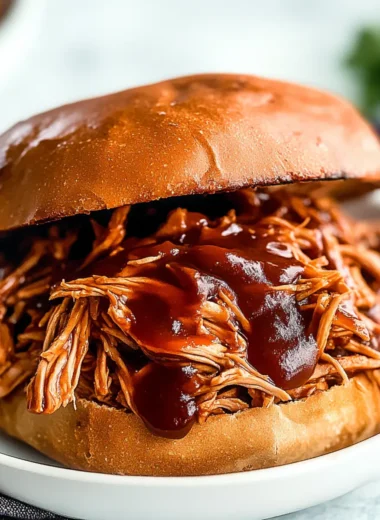 Slow Cooker Shredded BBQ Chicken