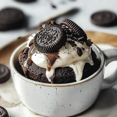 Oreo Mug Cake
