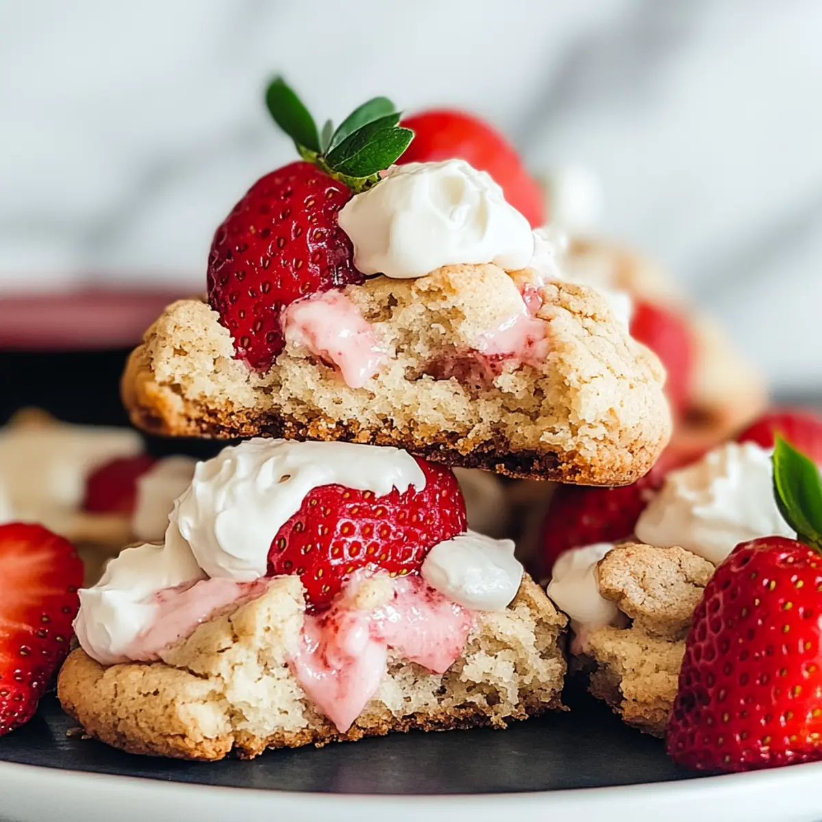 Strawberry Shortcake Cookies