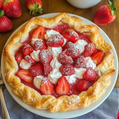 Strawberry Galette