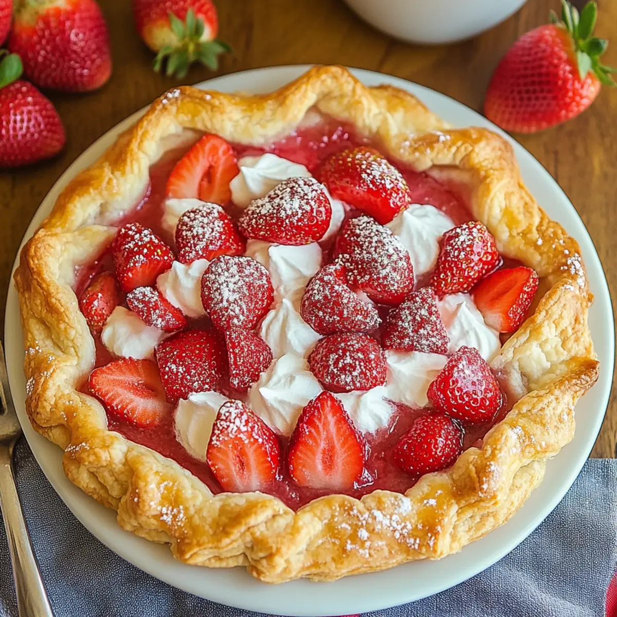 Strawberry Galette