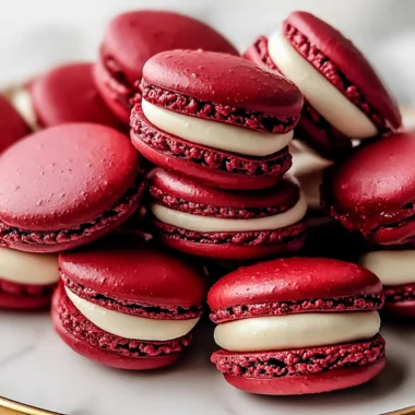 Red Velvet Macarons