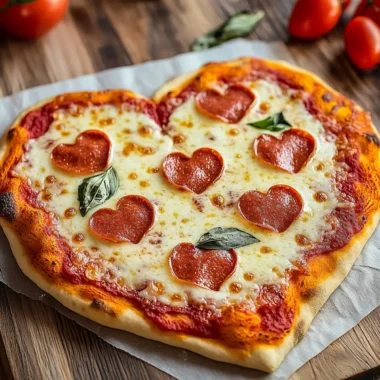 Heart Shaped Pizza