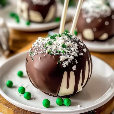 Mint Hot Chocolate Bombs