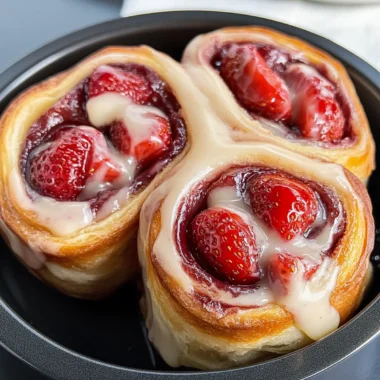 Strawberry Sweet Rolls