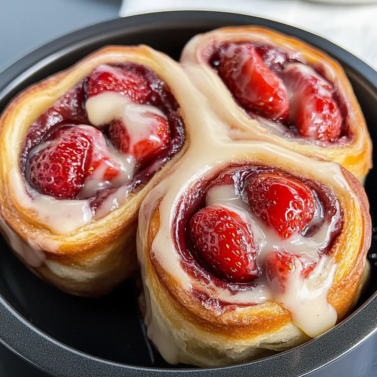 Strawberry Sweet Rolls